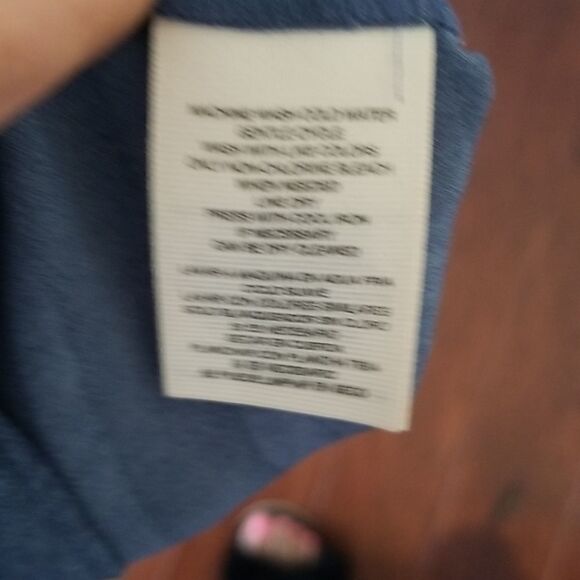 Rachel Roy Blue flare Dress with One side Ruffle size Medium - Picture 11 of 14